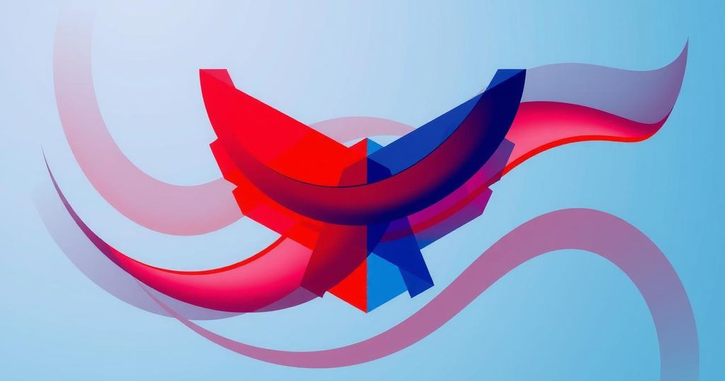 A modern political landscape illustrating change with vibrant color, reflecting shifts and dynamics in governance.