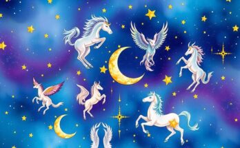 Colorful zodiac signs and celestial patterns representing daily horoscopes and astrology guidance.