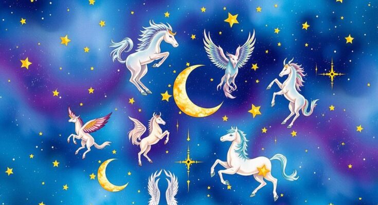 Colorful zodiac signs and celestial patterns representing daily horoscopes and astrology guidance.